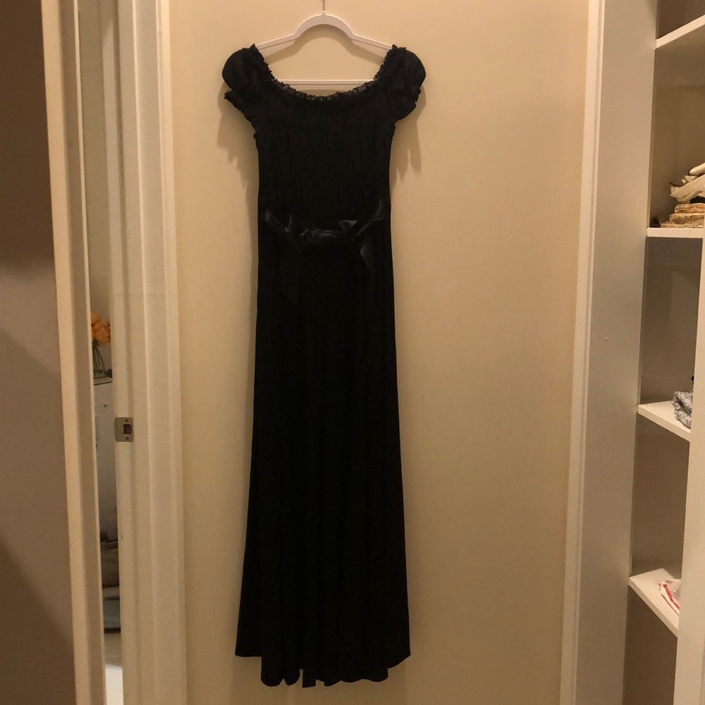 Black dress.
